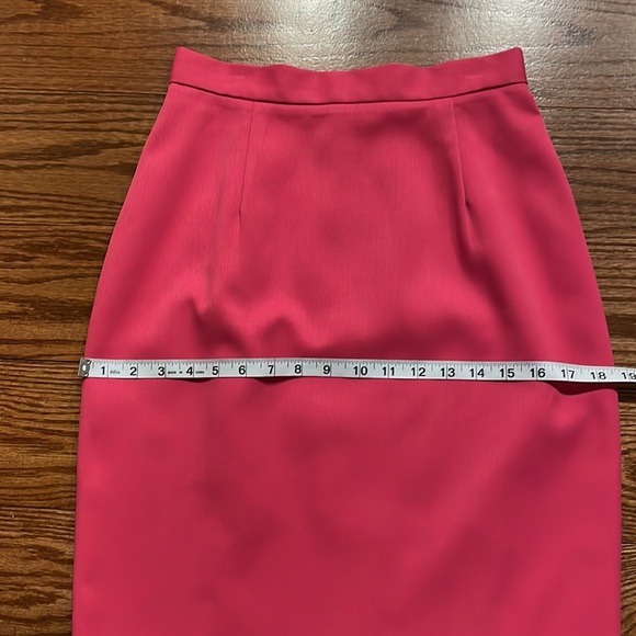 ANN TAYLOR STUDIO Vintage skirt suit set double breasted jacket pink size 6 - Picture 10 of 17